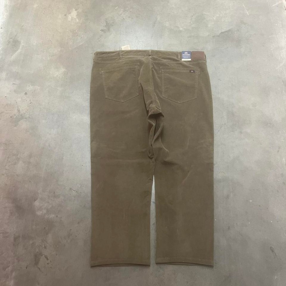 NWT Faherty men's brown‎ stretch corduory 5 pocket pants performance 42